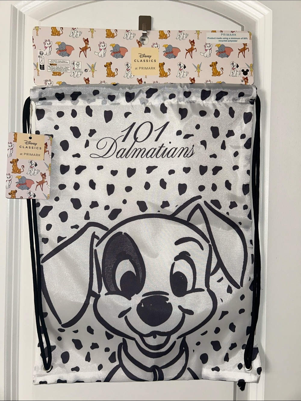 101 Dalmatians Satin Drawstring Bag